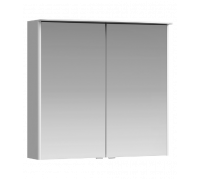 Зеркальный шкаф Aqwella Neringa, 80 см, с подсветкой, белый, NER0408