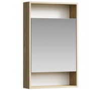 Зеркальный шкаф Aqwella Сити 50, дуб балтийский, SIT0405DB