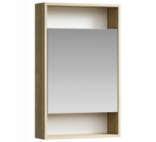 Зеркальный шкаф Aqwella Сити 50, дуб балтийский, SIT0405DB