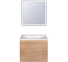 Мебель для ванной Style Line Атлантика 90 Люкс Plus, подвесная, ясень перламутр