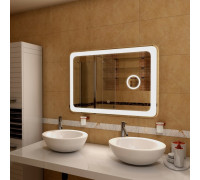 Зеркало Art&Max Latina 100х80 с косметической линзой