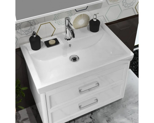 Мебель для ванной Opadiris Вегас 80 белая подвесная