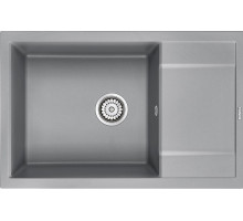 Мойка кухонная Paulmark PM317850-GRM серый металлик