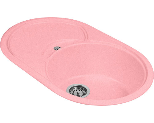Мойка кухонная AquaGranitEx M-18s розовая