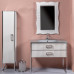 Мебель для ванной Armadi Art Monaco 100 белая, хром