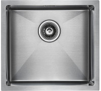 Мойка кухонная Paulmark Weser PM804844-BS брашированная нержавеющая сталь