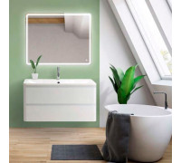 Мебель для ванной BelBagno Albano 80 подвесная, bianco lucido