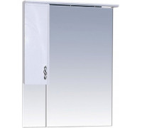 Зеркало-шкаф Misty Сицилия 65 L с подсветкой, белая эмаль