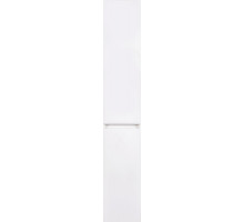Шкаф-пенал Style Line Даллас 30 Люкс Plus белый, с бельевой корзиной