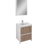 Мебель для ванной Velvex Klaufs 60.2Y белая, шатанэ, напольная