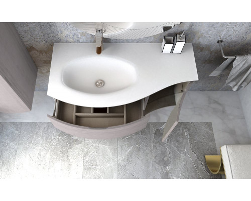 Мебель для ванной Cezares Vague 104 L rovere sbiancato