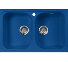 Мойка кухонная AquaGranitEx M-15 синяя
