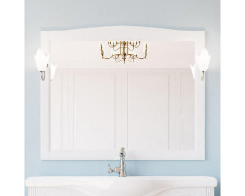 Мебель для ванной ValenHouse Эллина 120 белая, фурнитура хром