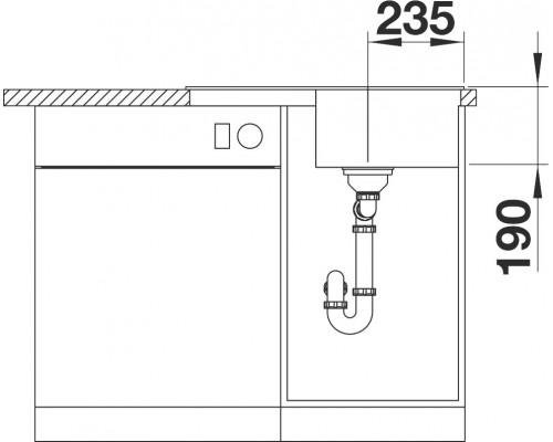 Мойка кухонная Blanco ZIA 45 S Compact 524728 серый беж