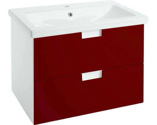 Мебель для ванной Bellezza Пегас 60 подвесная, красная