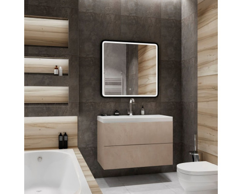 Мебель для ванной Art&Max Verona-Push 90 камень светлый