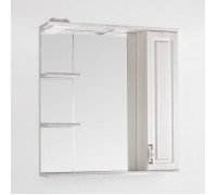 Зеркало-шкаф Style Line Олеандр-2 75/С Люкс, рельеф пастель