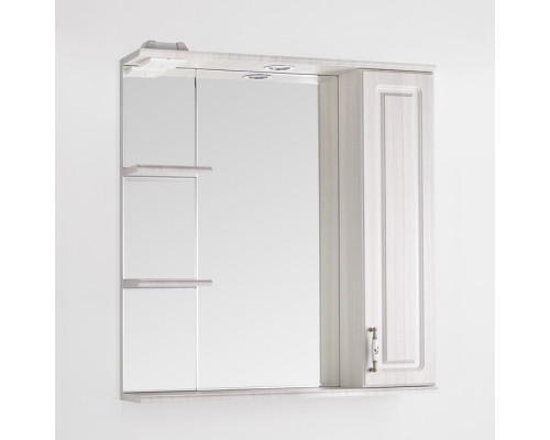 Зеркало-шкаф Style Line Олеандр-2 75/С Люкс, рельеф пастель