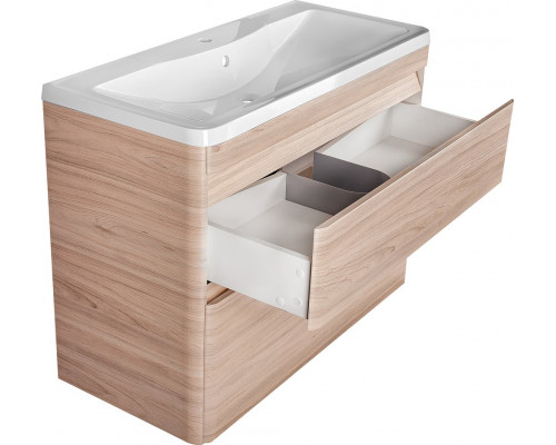 Мебель для ванной Style Line Атлантика 100 Люкс Plus, напольная, ясень перламутр