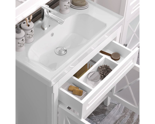 Мебель для ванной Opadiris Палермо 80 белая матовая