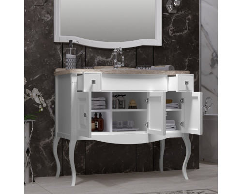 Мебель для ванной Opadiris Лаура 100 белая матовая