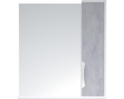 Зеркало-шкаф Corozo Чикаго 75 R, бетон