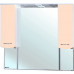 Зеркало-шкаф Bellezza Мари 105 белый/бежевый