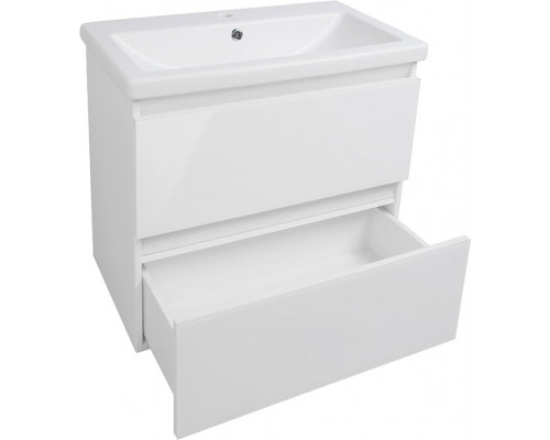 Мебель для ванной Style Line Даймонд 70 Люкс Plus подвесная, белая