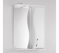 Зеркало-шкаф Style Line Эко Волна Панда Волна 55/С белый