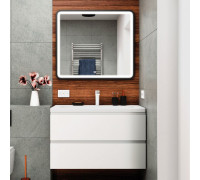 Мебель для ванной Art&Max Bianchi 90, подвесная, белый матовый