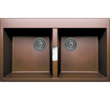 Мойка кухонная Tolero Loft TL-862/817 коричневая