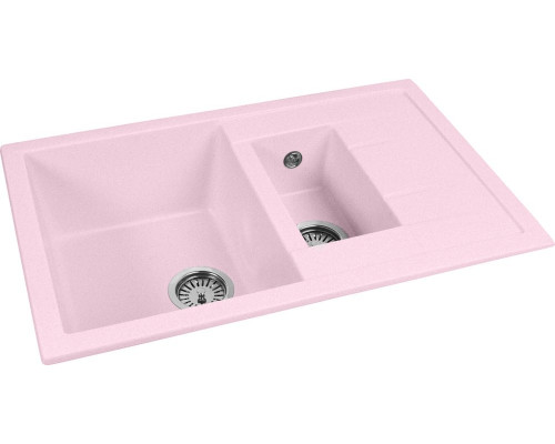 Мойка кухонная AquaGranitEx M-21k светло-розовая