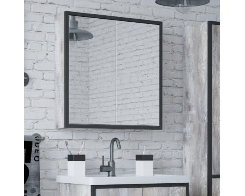 Мебель для ванной Corozo Айрон 70 черный, антик