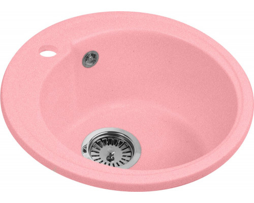 Мойка кухонная AquaGranitEx M-45 розовая