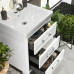 Мебель для ванной Opadiris Вегас 60, белая напольная