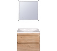 Мебель для ванной Style Line Атлантика 80 Люкс Plus, подвесная, ясень перламутр