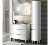 Мебель для ванной Sanvit Кубэ-3 60 белый глянец