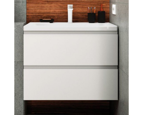 Мебель для ванной Art&Max Bianchi 75, подвесная, белый матовый