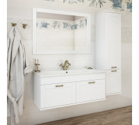 Мебель для ванной Sanflor Ванесса 105 подвесная, белая