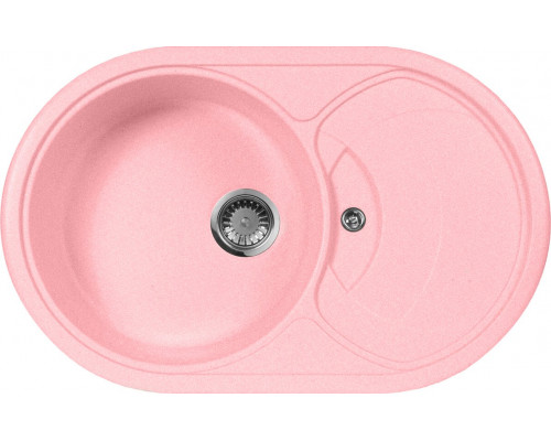 Мойка кухонная AquaGranitEx M-18s розовая