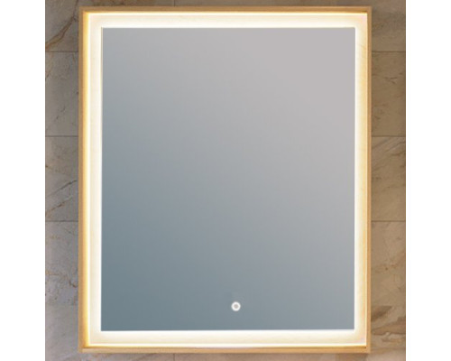 Зеркало Raval Frame 75 дуб сонома, с подсветкой
