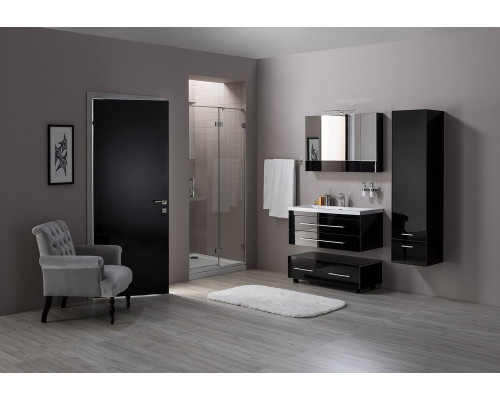 Мебель для ванной Aquanet Верона 100 подвесная черная
