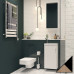 Мебель для ванной Velvex Klaufs 40.1D черная, шатанэ