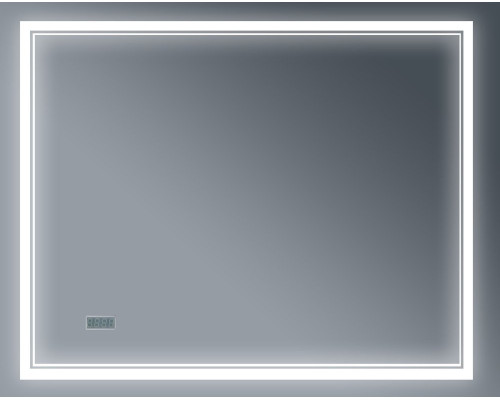 Зеркало Бриклаер Эстель-2 100 с подсветкой, с часами