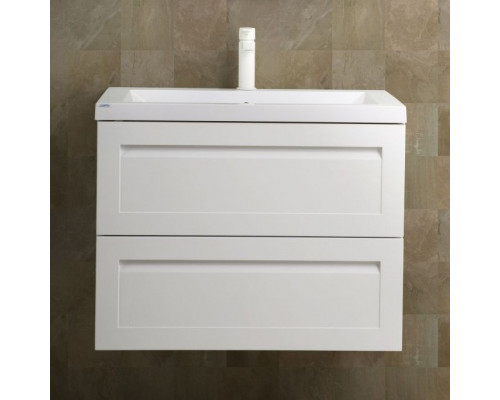 Мебель для ванной Art&Max Platino 75, подвесная, белый глянец