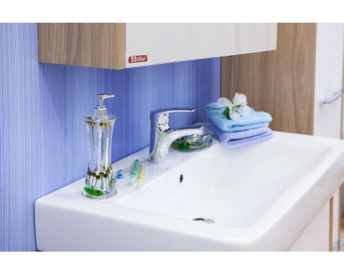 Мебель для ванной Sanflor Ларго 2 70 вяз швейцарский, белая