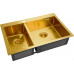 Мойка кухонная Zorg Inox PVD SZR-78-2-51 R bronze