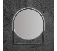 Зеркало Armadi Art Vallessi 80 антрацит, с подсветкой