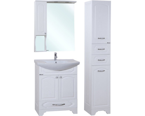 Зеркало-шкаф Bellezza Камелия 65 L белый