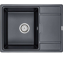 Мойка кухонная Paulmark Weimar PM216550-BLM черный металлик